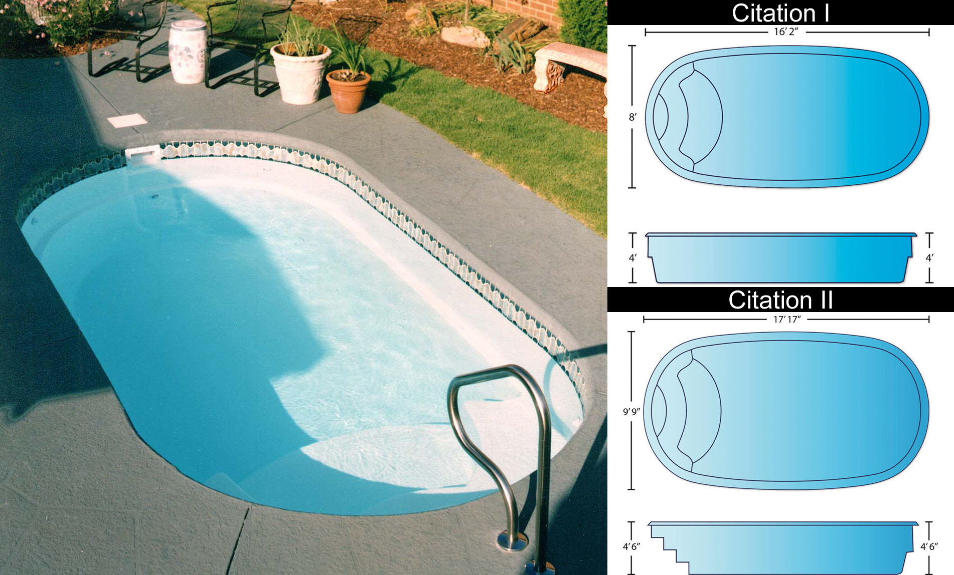Pool Shapes Sizes Charleston Swimming, Inground Swimming Pool Sizes And Shapes